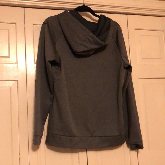 Nike Dri Fit Zip Up Just Do It hooded SZ M R1 - Picture 3 of 4